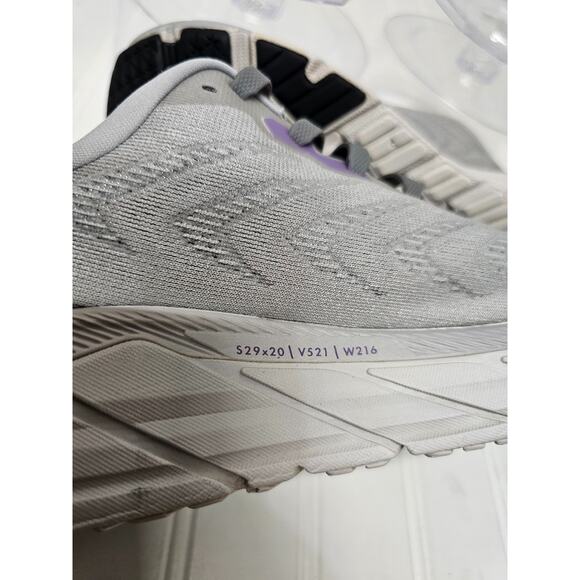 HOKA one one Shoes Womens 7.5D Arahi Athletic low sneakers gray and purple - Picture 6 of 9